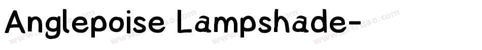 Anglepoise Lampshade字体转换